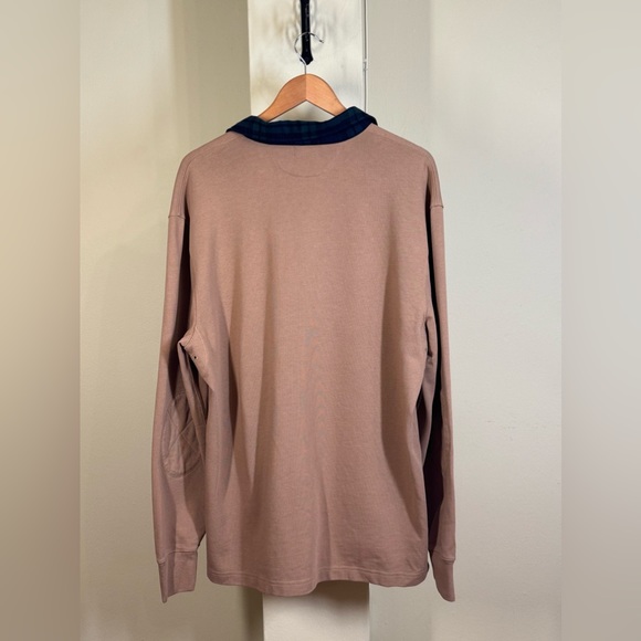 NEW. J. Crew Rugby shirt with tartan collar - Picture 3 of 6